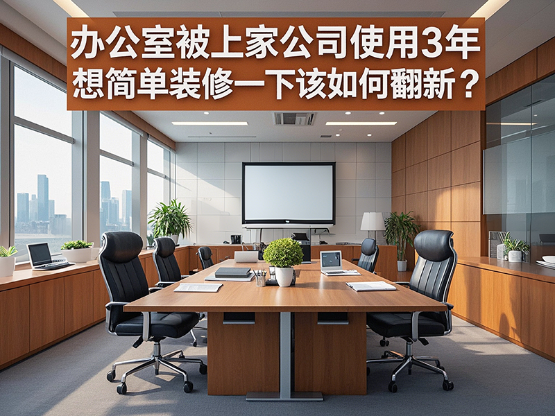 辦公室被上家公司使用3年，想簡單裝修一下該如何翻新？