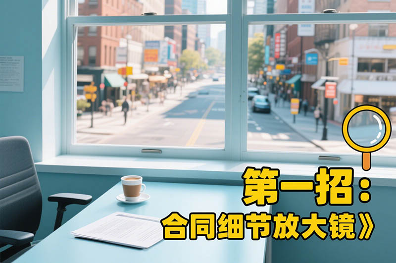 第一招：合同細節(jié)放大鏡?